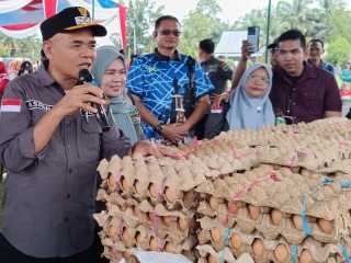 THC Gelar Operasi Pasar di Kecamatan Rimbo Ilir, Masyarakat Serbu Beras Murah
