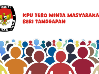 KPU Tebo Minta Masyarakat Tanggapan, Masukan Kepada Kedua Pasangan Calon Bupati dan Wakil Bupati